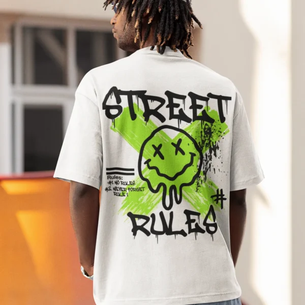 Oversize Graffiti "Street Rules" Smile