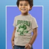 12190 Camiseta Brócoli Fuerte Strong Vegetable Gym