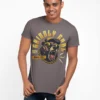Camiseta de Oso Grizzly con Gorra Estilo Urbano