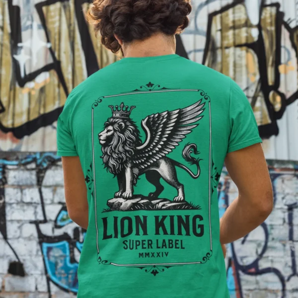 Camiseta León con Alas "Lion King" Majestuoso