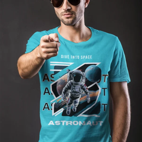 Camiseta de Astronauta "Dive into Space"