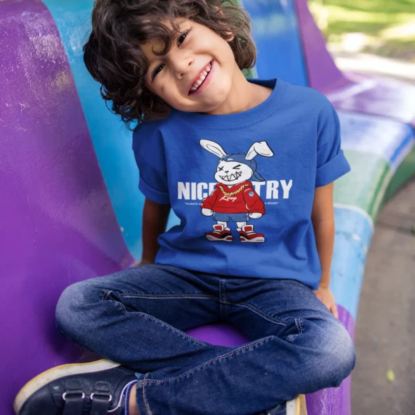 Camiseta Conejo Urbano "Nice Try" Streetwear