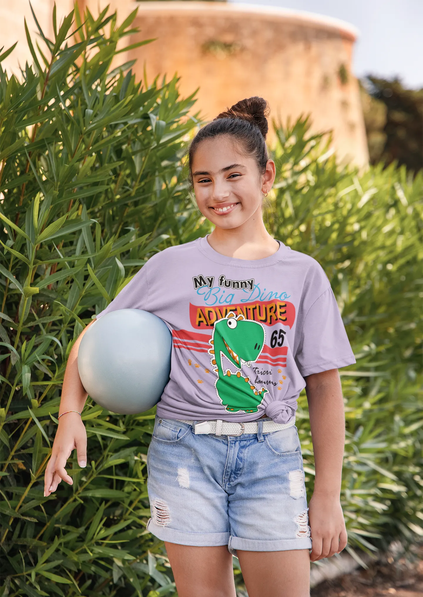 Camiseta de Dinosaurio "My Funny Big Dino"