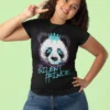 Camiseta Panda "The Silent Prince" con Corona
