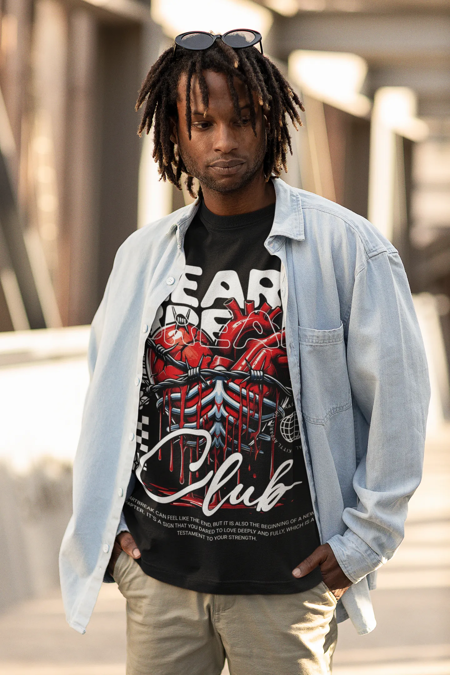 Oversize Corazón Roto Heartbreak Club