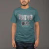 Camiseta de Tokio Japón Diseño Urbano y Kanji