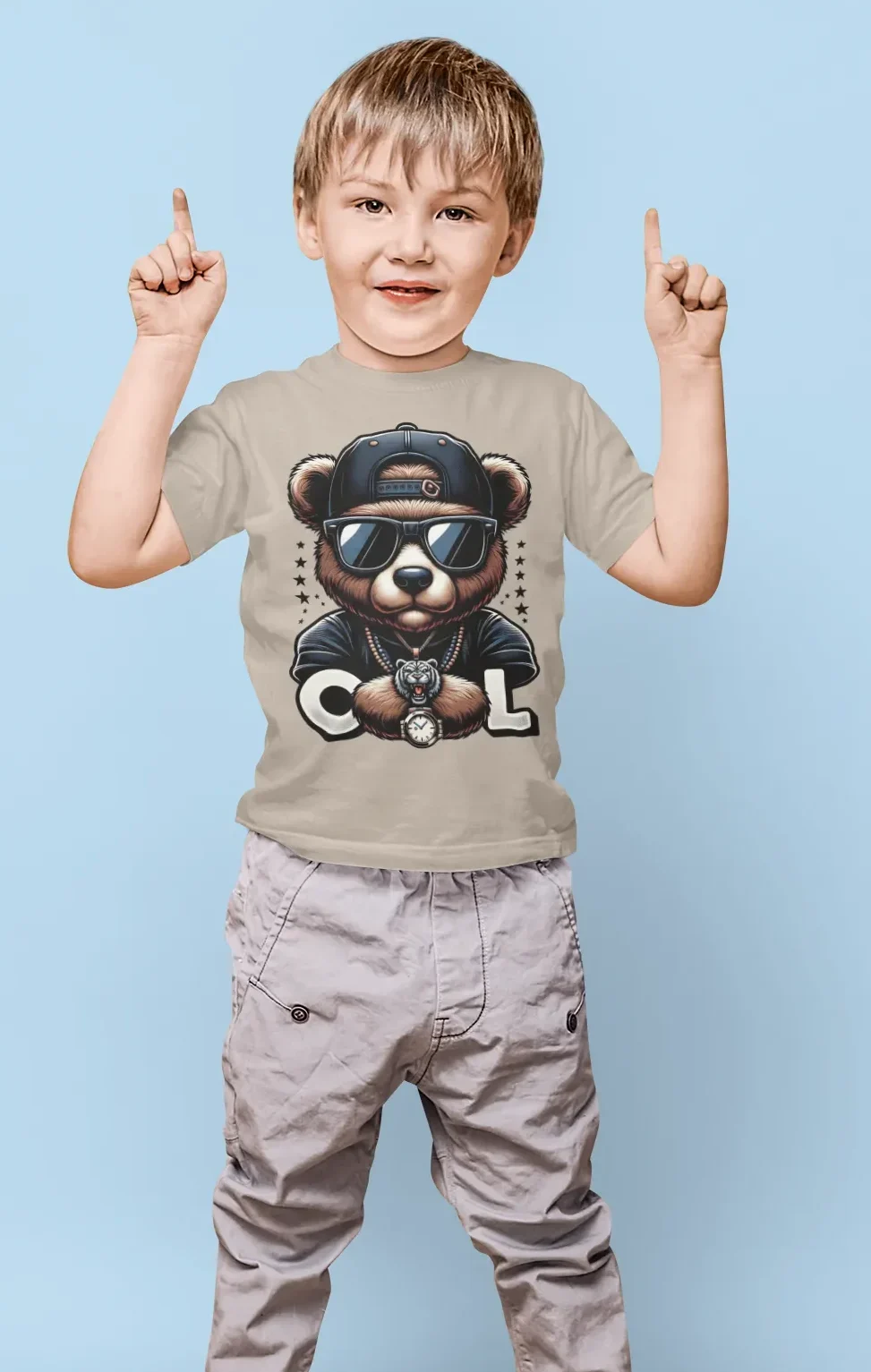 Camiseta Oso Urbano Gafas COOL Streetwear