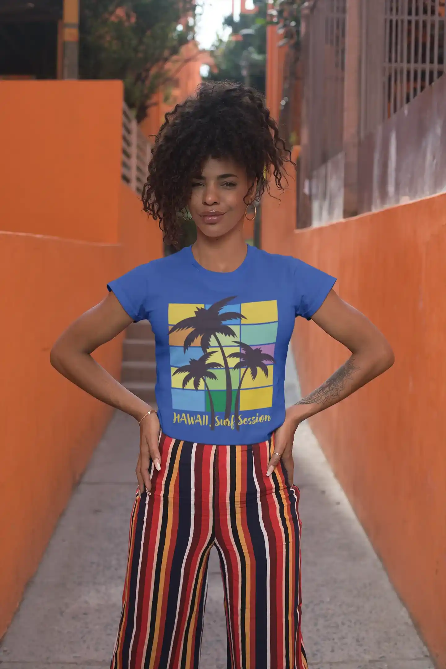 Camiseta de Hawái "Surf Session"