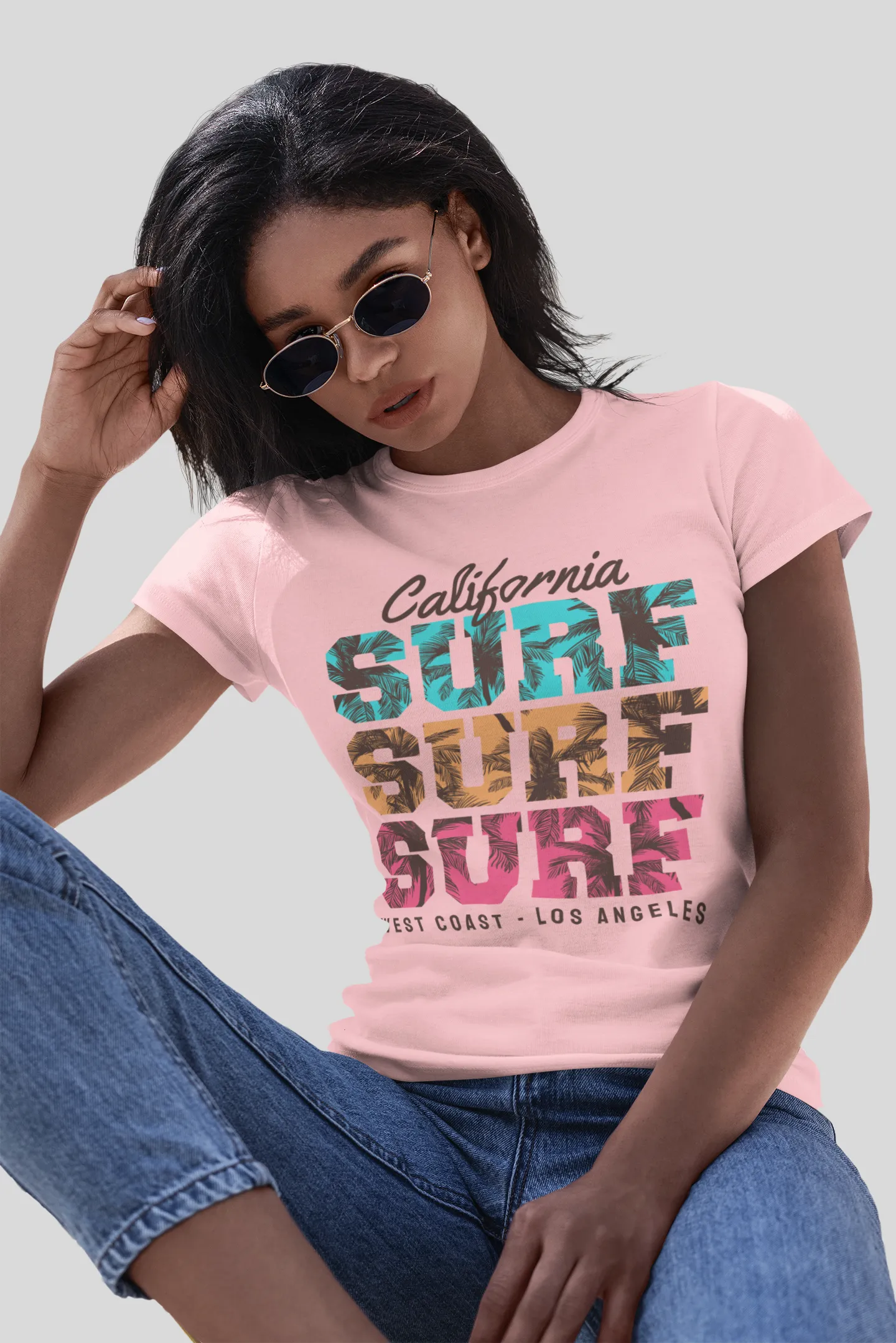 Camiseta de Surf "West Coast Los Angeles"