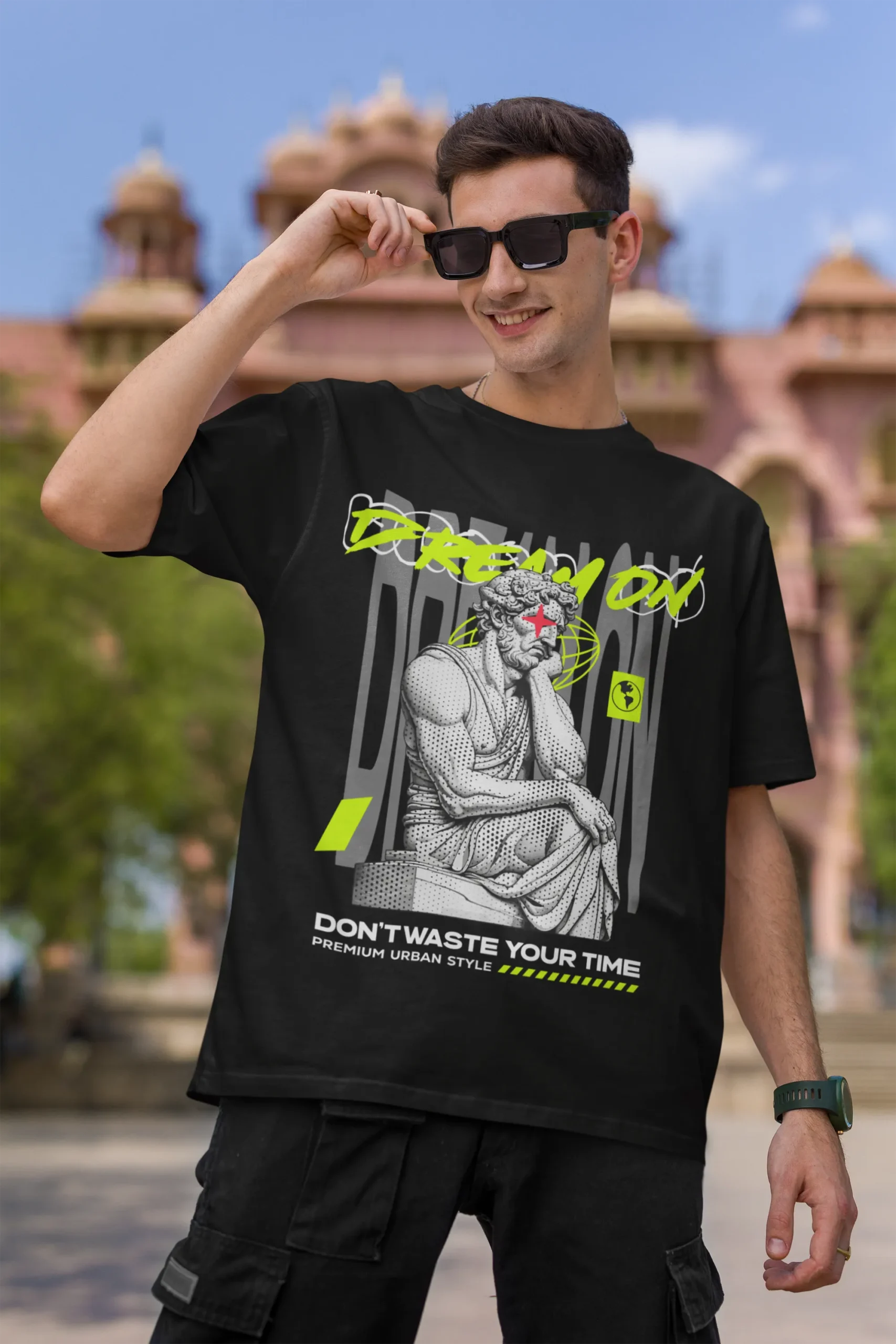 Oversize Escultura "Don't Waste Your Time"