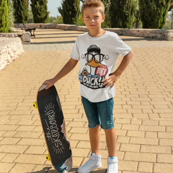 Camiseta Pato Skater Gorra Duck Life