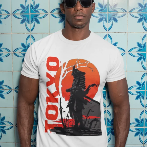 Camiseta Samurái "Tokyo" Estilo Japonés Urbano